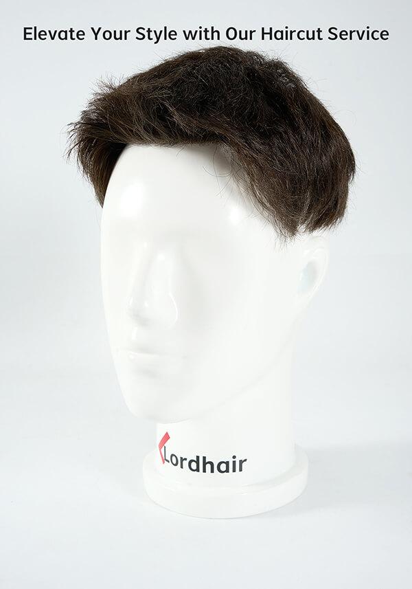 Men’s Hairpiece with Short Relaxed Quiff