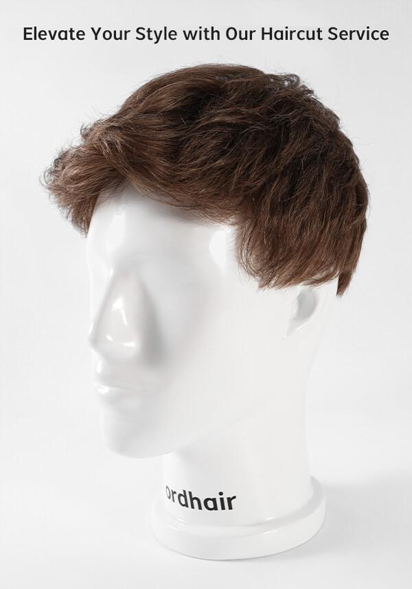 pre-cut men's toupee