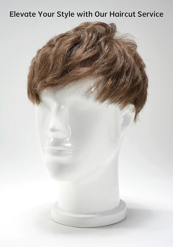 pre-cut hairpiece with thin skin base