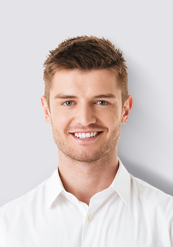 SuperSkin-F | Men's Frontal Hairpiece Made with a Super Thin Skin Base