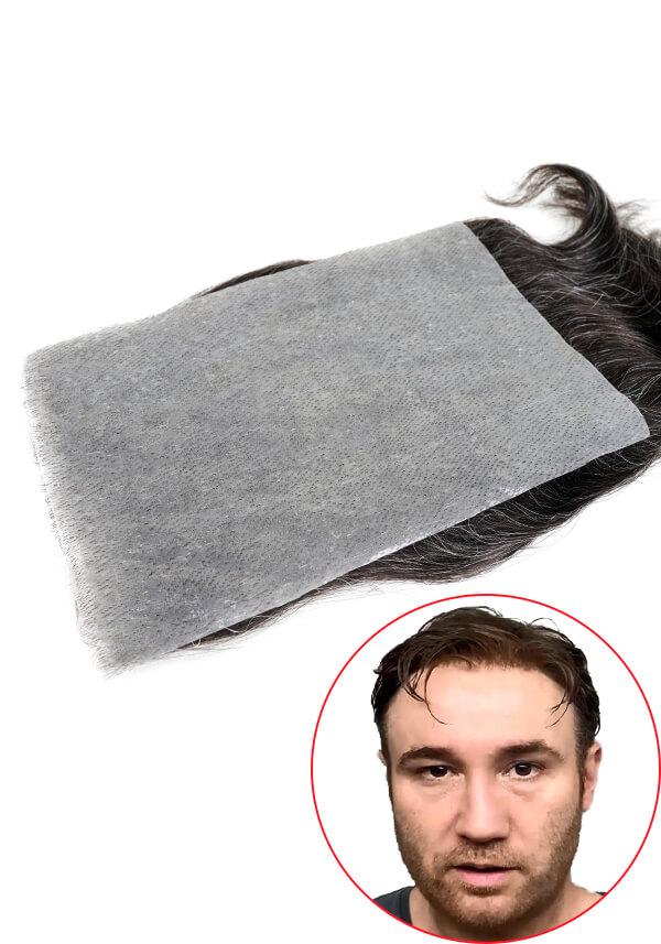 6" x 12" Ultra Thin Skin Men’s Freely Customizable Hair Frontals