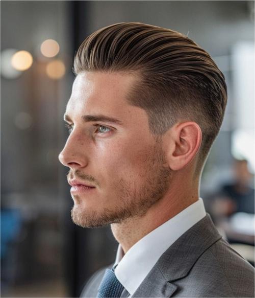 Comb Over Fade Hairstyle