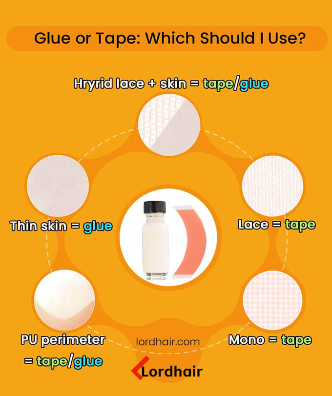 hair system tape or glue?