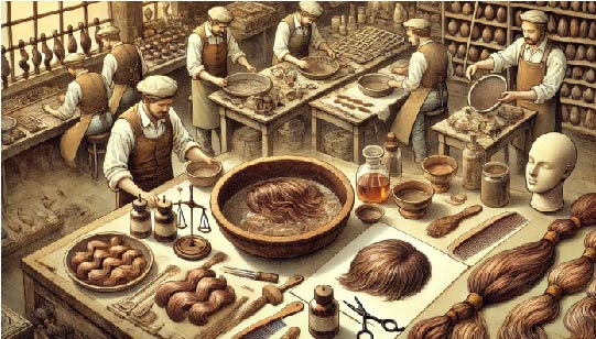 Traditional Toupee-Making Methods