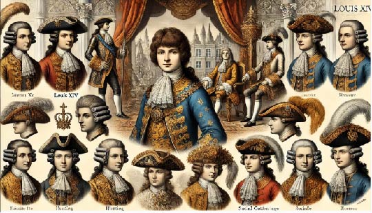 Louis XIV wear toupee