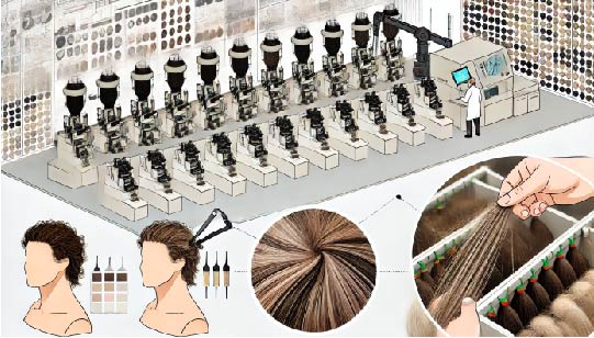 Modern Toupee Manufacturing Technology